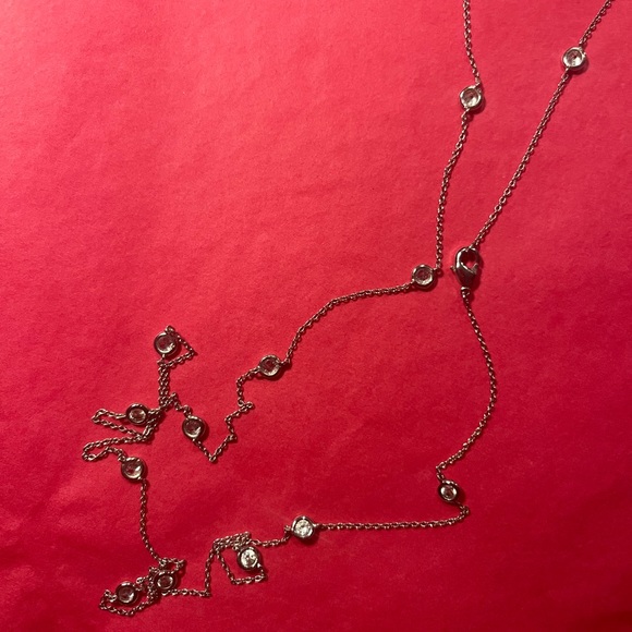 Cubic Z necklace (not sure exact material of chain but no visible tarnishing) - Picture 5 of 6